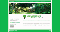 Desktop Screenshot of gartenbaufirma-schmidt.de